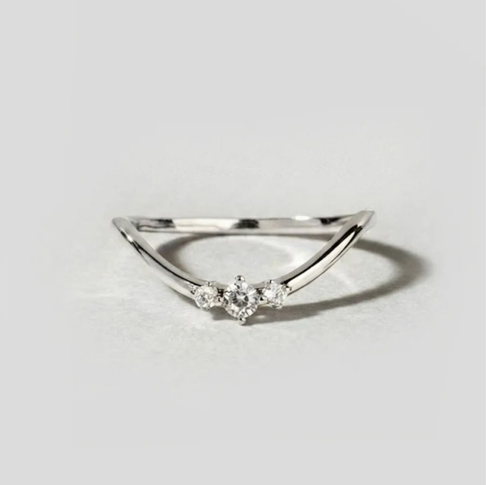 Airbrush | Sterling Silver Ring By Oomiay, Size 8